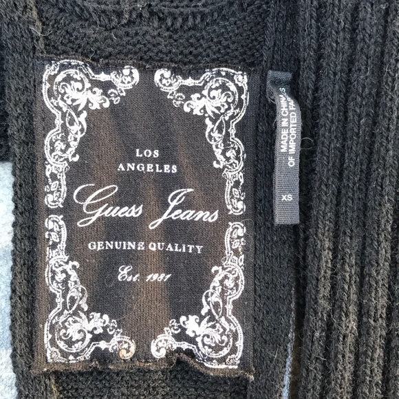 Gorgeous Guess Jeans Open Sweater Vest - Picture 8 of 8